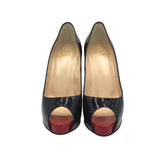 CHRISTIAN LOUBOUTIN RET. $945 VERY PRIVE W/BOX LUXE SHOES BLACK 8.5