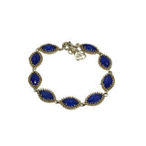 KENDRA SCOTT JANA GEMSTONES BRACELET GOLD BLUE