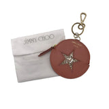 JIMMY CHOO STAR COIN KEY POUCH LUXE ACCESSORIES PINK