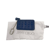 JIMMY CHOO KEY POUCH LUXE ACCESSORIES BLUE