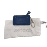 JIMMY CHOO KEY POUCH LUXE ACCESSORIES BLUE