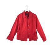 JONES NEW YORK LONG SLEEVE BLAZER RED X LARGE