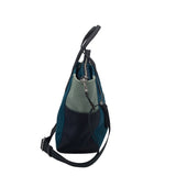 KATE SPADE NYLON COLORBLOCK HANDBAG BLUE NAVY