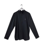 SPYDER 1/4 ZIP PULLOVER MEN ACTIVEWEAR BLACK XLARGE