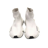 BALENCIAGA SPEED KNIT SNEAKERS LUXE SHOES WHITE/WHITE 7