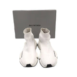 BALENCIAGA SPEED KNIT SNEAKERS LUXE SHOES WHITE/WHITE 7