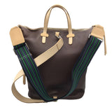 CONSUELA RET. $395 LEATHER SLING HANDBAG BROWN