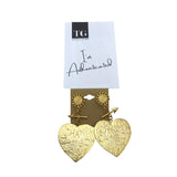 CHANEL VINTAGE BOW & HEART EARRING LUXE JEWELRY