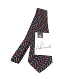 CHANEL SILK NECKTIE MEN TIE NAVY GOLD