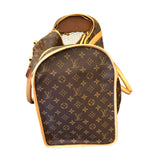 LOUIS VUITTON 2005 SAC CHIEN PET CARRIER LUXE LUGGAGE BROWN