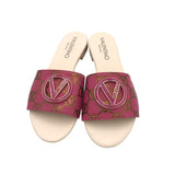 VALENTINO LOGO SLIDE SANDAL DESIGNER SHOES PINK 7