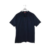 PRADA POLO SHORT SLEEVE MEN SHIRT NAVY X LARGE