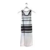 LULULEMON TANK DRESS ACTIVEWEAR GREY WHITE SMALL