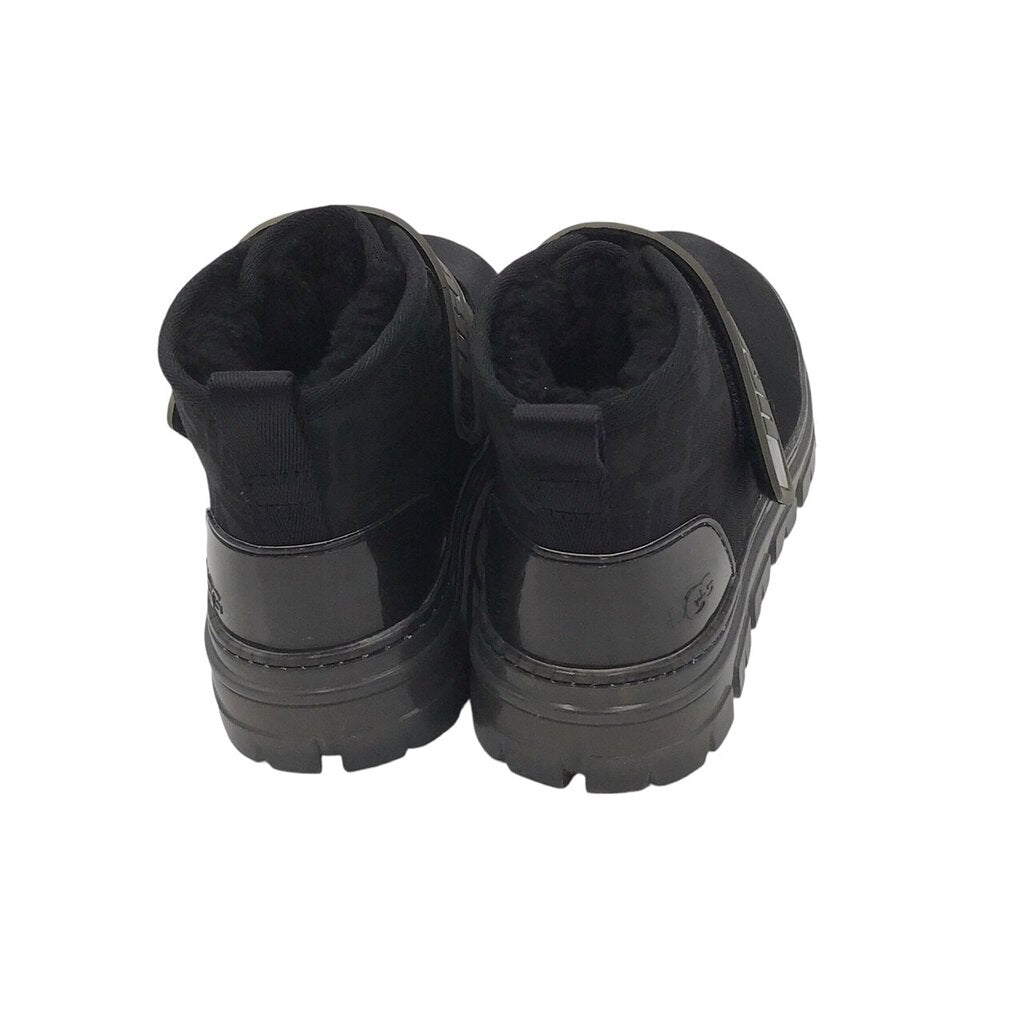 UGG RET$160 WOOL-LINED BOOTIE BOOTS BLACK 6