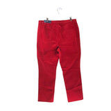 TALBOTS CORDUROY STRAIGHT PANT RED 16W