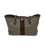 GUCCI OPHIDIA GG TOTE LUXE HANDBAG BEIGE