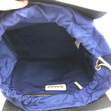 MARNI RET. $1,390 GUSSET LEATHER TOTE HANDBAG BEIGE BLUE 21x14x8