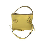 TORY BURCH RET. $898 LEE RADZIWILL DOUBLE BAG HANDBAG YELLOW SMALL