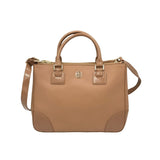 TORY BURCH RET. $575 ROBINSON HANDBAG TAN 16x14x6