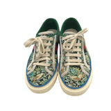 GUCCI SNEAKER FLORAL LUXE SHOES GREEN 7.5