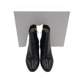 JIMMY CHOO PATENT LEATHER ANKLE BOOTIES LUXE SHOES BLACK 36