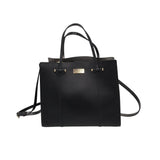 KATE SPADE LEATHER CROSSBODY HANDBAG BLACK 11x14x6