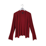 EILEEN FISHER CASHMERE LONG SLEEVE DESIGNER CARDIGAN RED 1X