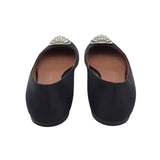GIUSEPPE ZANOTTI RHINESTONE FLATS SHOES BLACK 8.5