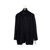 CAROLINE ROSE NWT$328 ZIP LONG SLEEVE DESIGNER JACKET BLACK 1X