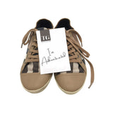 BURBERRY VINTAGE SNEAKERS LUXE SHOES BROWN RED 8