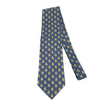 VALENTINO PETTERN TIE MEN ACCESSORIES BLUE YELLOW