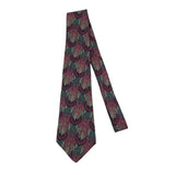 FENDI ABSTRACT SILKI MEN TIE RED