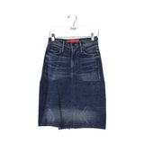MOTHER NWT DENIM SLIT DESIGNER SKIRT BLUE 23