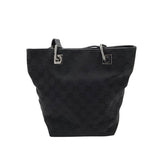 GUCCI SM. ECLIPSE CLOTH TOTE LUXE HANDBAG BLACK 15x10x5