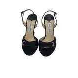 JIMMY CHOO HEEL SLINGBACK DESIGNER SHOES BLACK 8