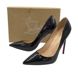 LOUIS VUITTON "SO KATE" PATENT LUXE SHOES BLACK 40