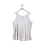 JOHNNY WAS TANK DESIGNER TOP WHITE 2X