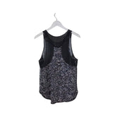 LULULEMON TANK FLORAL ACTIVEWEAR BLACK WHITE 8