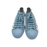 BURBERRY GABERDINE LARKHALL SNEAKERS MEN SHOE BLUE 42
