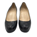CHRISTIAN LOUBOUTIN SIMPLE PLATFORM ROUND TOE PUMPS LUXE SHOES BLACK 39