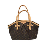 LOUIS VUITTON 2010 MONO TIVOLI GM LUXE HANDBAG BROWN 18x18x8