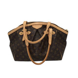 LOUIS VUITTON 2010 MONO TIVOLI GM LUXE HANDBAG BROWN 18x18x8