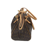 LOUIS VUITTON 2010 MONO TIVOLI GM LUXE HANDBAG BROWN 18x18x8