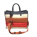 COACH RET. $950 FIELD TOTE BAG 40 HANDBAG RUST RED