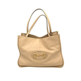 GUCCI 1955 HORSEBIT LEATHER LUXE HANDBAG YELLOW 19x16x6