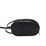 VALENTINO VLOGO WALK CROSSBODY LUXE HANDBAG BLACK 11x4x2