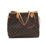 LOUIS VUITTON 2018 NEVERFULL GM (NO POUCH) LUXE HANDBAG BROWN 21x16x5