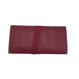 CARTIER LEATHER JEWELRY TRAVEL POUCH LUXE ACCESSORIES RED