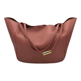 JIMMY CHOO NAPPA "STEVIE" TOTE LUXE HANDBAG ROSEWOOD 13x20x6
