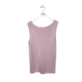 ABERCROMBIE & FITCH KNIT TANK SWEATER MAUVE LARGE